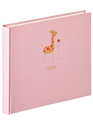 Walther Design Album Fotografico Rosa Battesimo con goffratura Baby Animal MT-148-R