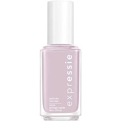 Essie expressie Smalto ad asciugatura rapida, colore viola, n. 480 world as a canvas, formula vegana senza ingredienti di origine animale
