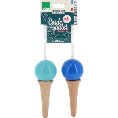 Vilac - Springtouw, blauw, 2-smaak, 3012B, meerkleurig