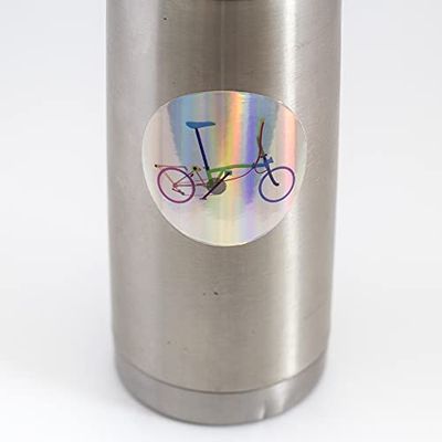 London Craftwork Adesivo in vinile alla moda per bici pieghevole, 5 x 5 cm