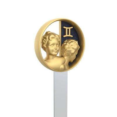 METALMORPHOSE – Marcapáginas Signo del zodiaco Géminis – Signo Astrológico Géminis – Regalo para hombre, mujer y niño
