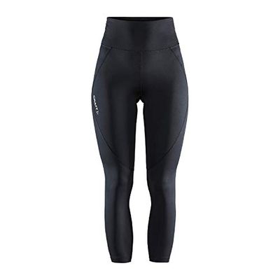 Craft ADV Ess Leggings a Vita Alta, Pantaloni da Corsa Donna, Nero, M