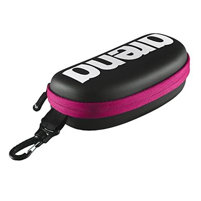arena Astuccio per Occhialini da Nuoto, Custodia Occhialini, Astuccio Rigido, Goggle Case, Colore Nero