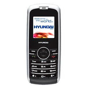 Hyundai MB-115 svart mobiltelefon