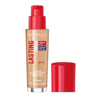 Rimmel London Lasting Finish Foundation 25H, Base de Maquillaje Tono 170 - 30ml