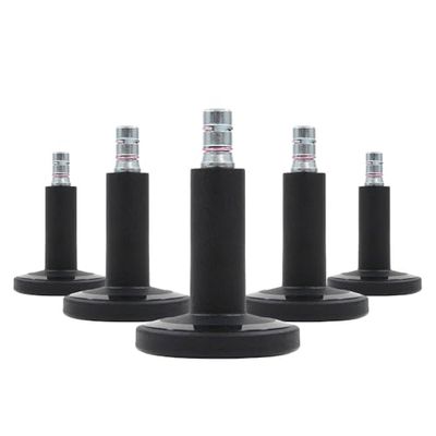 hjh OFFICE STATO-M, 619042, vloerglijders, bureaustoel, stift 11 mm, zwart, robuuste glijders voor zachte vloeren