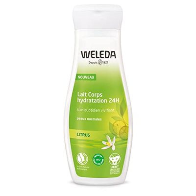 WELEDA - Lait Corps hydratation 24H Citrus - Hydrate immédiatement - Adoucit la peau - NATRUE* - Vegan*** - 200ml