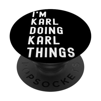 Soy Karl Haciendo Cosas de Karl PopSockets PopGrip Adhesivo