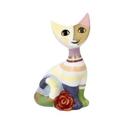 Goebel Figurka minikatze Carla Rosina Wachtmeister z porcelany biszkoptowej, kolor: wielokolorowy, wymiary: 3 x 5 x 8 cm, 31-400-92-1
