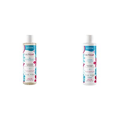 Gel Activateur de Boucles Cheveux Ondulés et Bouclés Activilong Acticurl Aloe Vera Glycérine Pitaya 260 ml & Co-Wash Crème Lavante Douce Après-Shampooing Cheveux Ondulés et Bouclés 240 ml