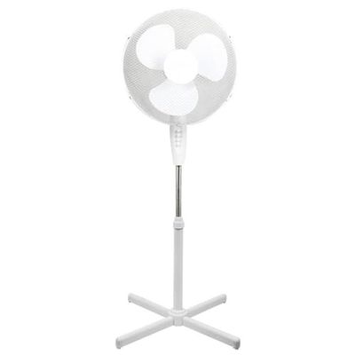 VoltShine Fan - 16 Inch 3 Blade 3 Speed Standing Fan - White - Great for Space Cooling. *