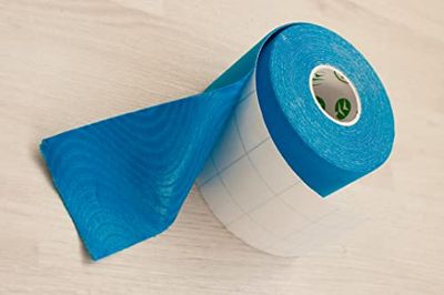 POWERSHOT Kinetic Tape - Couleur AU Choix - Produit médical - Traitement des traumatismes - Bandage de Maintien (Bleu)