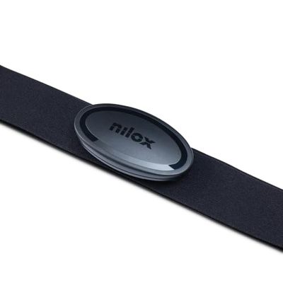 Nilox HRM Smart Chest Band, Pulsometro Banda Pectoral para Seguimiento de Entrenamiento y Frecuencia Cardíaca, Resistente al Agua hasta 30 m, Compatible con Apps Deportivas, Para Corredores y Nadadores