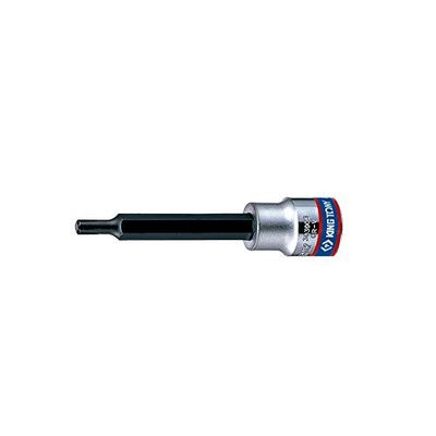 KING TONY Vaso 3/8" Punta RIBE M10 L90mm