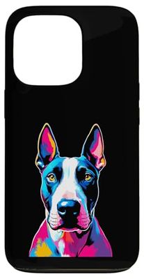 Bull Terrier Lovers Pop Art Bull Terrier Case for iPhone 13 Pro