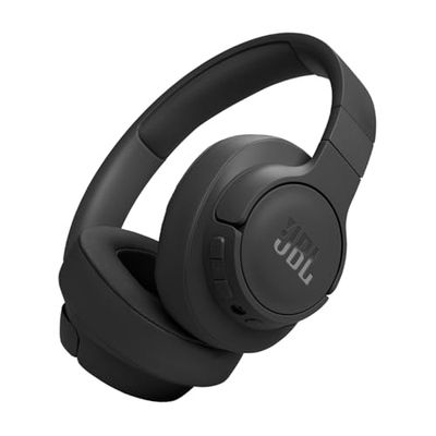 JBL Tune 770NC Cuffie On-Ear Bluetooth Wireless, con Cancellazione Adattiva del Rumore, SmartAmbient, VoiceAware, JBL Pure Bass Sound, Connessione Multipoint, fino a 70 Ore di Autonomia, Nero