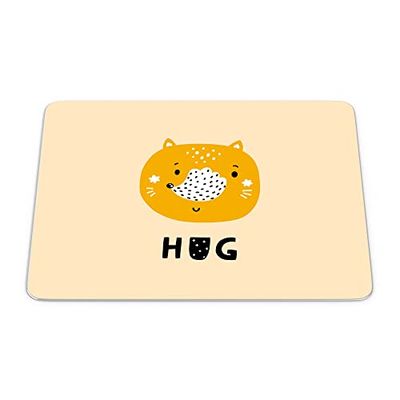 Bonamaison, Rectangle Pop Art Digital Printed Mouse Pad, Non-Slip Base, for Office and Home, Size: 22 x 18 cm