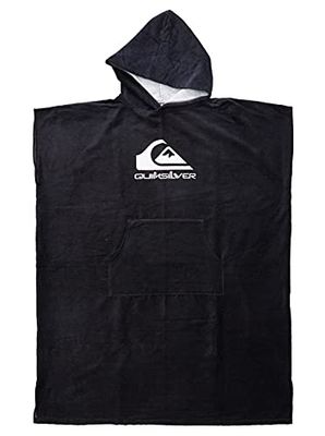 Quiksilver - Hoody Towel Beach Supplies Poncho pour Homme - Jet Black - Taille Unique
