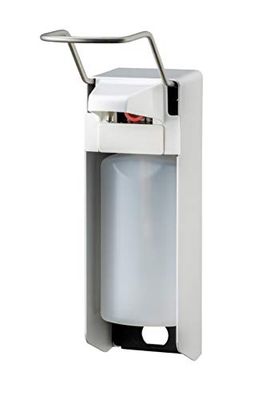 All Care MediQo-line - Dispensador de jabón (aluminio), blanco