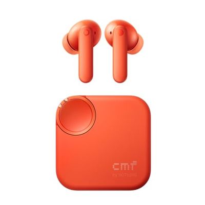 CMF by Nothing Buds 2 bezprzewodowe słuchawki z hybrydowym ANC 48 DB, 55 godzin autonomii, sterownik PMI 11 mm, 6 mikrofonów HD i przestrzennego audio, wodoodporność IP55 - pomarańczowe
