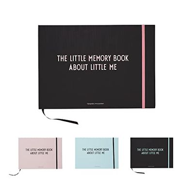 Design Letters Little Memory Book for First 7 Years | Baby Photo Album Book with Envelop & Bookmark | Baby Memory Book Unisex | Baby Journal with Wood Free Paper | Keepsake Record Book for Baby Shower