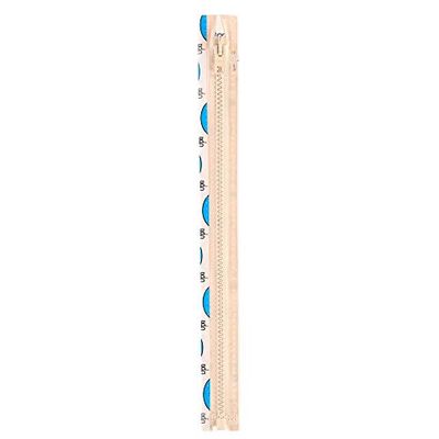 Opti P60-50-00849 Cremallera, Poliéster, 00849Beige, 50 cm