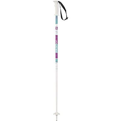 SALOMON Bâtons de Ski pour Enfants Poles Kitten, Enfant, Skistöcke Poles Kitten, Blanc/Rose