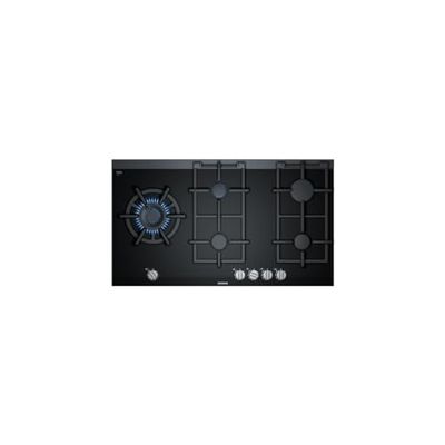 Siemens Encimera de gas ER9A6SB70, 90 cm, vitrocerámica, color negro
