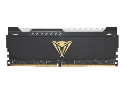Patriot Memory Viper Elite DDR4 3600 8GB (1x8Go) C16 Module de Mémoire Haute Performance Eclairage LED RGB - Noir