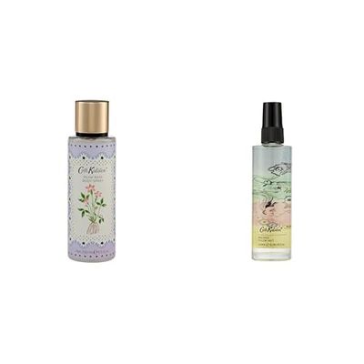 Cath Kidston Fragrance Body Spray 250ml + Pillow Mist 100ml, Scented Musk Rain, Travel Size and Vegan Friendly, Beauty Gift For Her, Cruelty Free, Infused With Essential Oils and Recyclable Glass