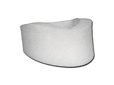 Gima - Collier cervical, en polyuréthane expansé doux, revêtement 100% coton, hypoallergénique, grand, dimensions 49 x 10 cm, hauteur 10,5 cm.