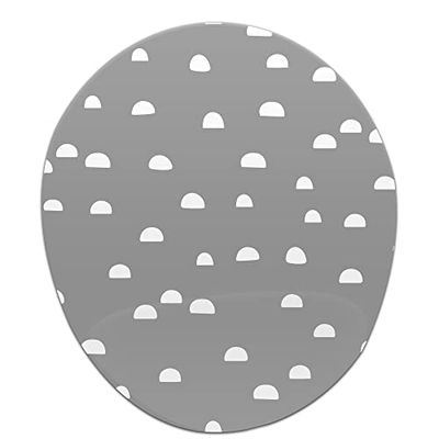 Bonamaison, Tapis de Souris Ergonomique avec Repose-Poignet - Impression numérique - pour Le Bureau et la Maison - 20 x 23 cm