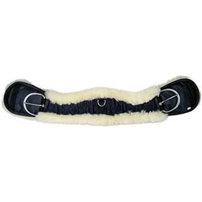 HKM Maanriem riem zwart/natuur 70