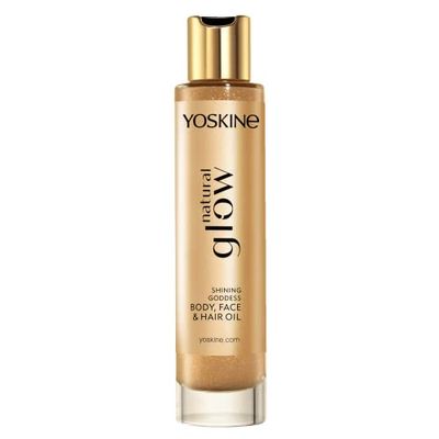 Yoskine Natural Glow Ultraluxurious, shimmering body, face and hair oil