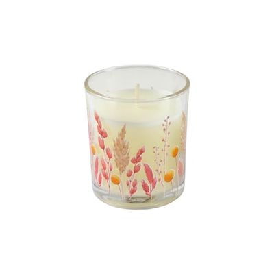 Homéa, Kaars van Verrine, decoratief, pure harmonie, D7 x 8 cm, bloemenromantiek