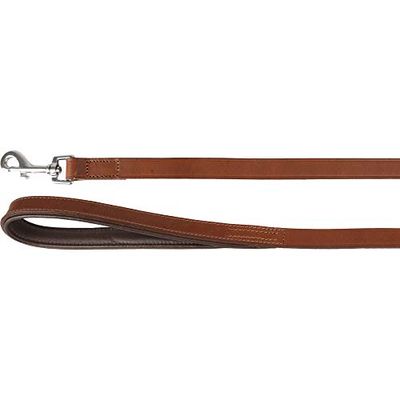 Flamingo - Arizona Brown Leather Dog Leash. Size 130 cm x 20 mm. - FL-520066