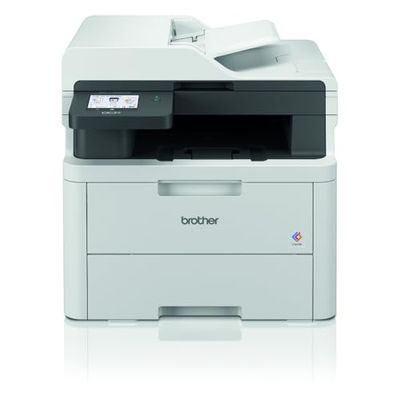 Brother DCP-L3555CDW - Dispositivo multifunzione compatto 3 in 1 a colori con Wi-Fi/LAN, ADF e stampa fronte/retro