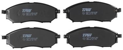 TRW GDB3392 Conjunto de 4 pastilhas de travão para Nissan Qashqai I (J10, NJ10) 2006-2014 eixo dianteiro e outros veículos