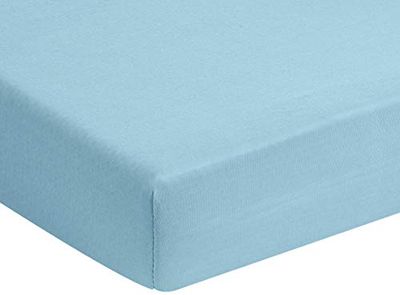 Träumeland TT04141 spännlakan TENCEL oceanblå, 40 x 90 cm, flerfärgad