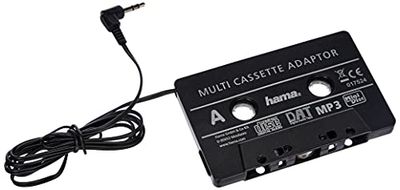 Hama - Adaptador de Coche para CD, Color Negro