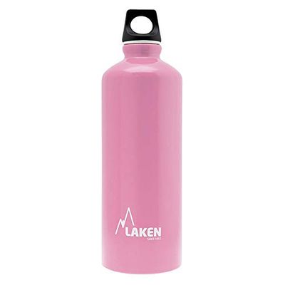 LAKEN Bottiglia d'acqua in alluminio con bocca stretta, borraccia leggera e riciclabile isolante, ideale per palestra, viaggi e sport, 600 ml, 750 ml, 1 l