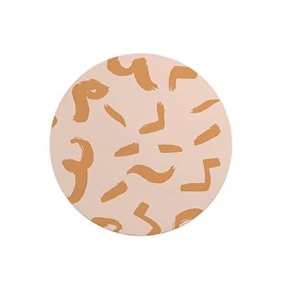Questo Casa, Round Digital Printed Mouse Pad, Non-Slip Base, for Office and Home, Diameter:22cm