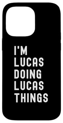 I'm Lucas Doing Lucas Things Case for iPhone 14 Pro Max