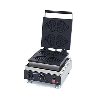 Maxima Wafelijzer - 4 Stuks - Lolly Hartjes Wafel