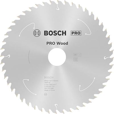 Bosch Professional 1x Lame de scie circulaire Standard for Wood (bois, 190 x 30 x 1,6 mm, 48 dents, accessoire de scie circulaire sans fil)
