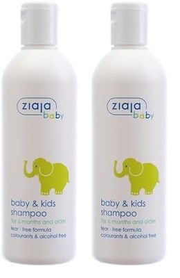 Ziaja Champú Para Bebés Y Niños 270 ml (Paquete de 2)