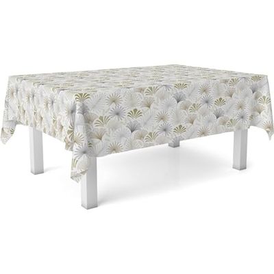 ECOMMERC3 | Vaxduk storlek 100 x 140 cm fläckavvisande - oljeduk palmfärg beige 100% tillverkad i Spanien blöder inte