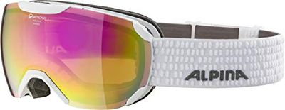 ALPINA Unissexo - Adultos, PHEOS S QHM Óculos de esqui, branco, One Size