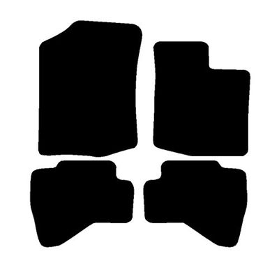 Sakura WW8237 Fully Tailored Carpet Floor Mats, Black