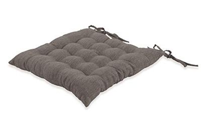 Galileo Casa stoelkussen, polyester, grijs, eenheidsmaat